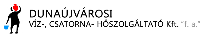 Dunaújvárosi Víz-, Csatorna- Hőszolgáltató Kft. címlapja